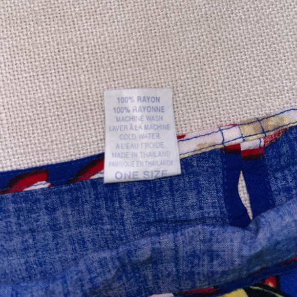 Big time | Vintage Y2K Fish Sarong Beach Wrap Skirt - Picture 4 of 6